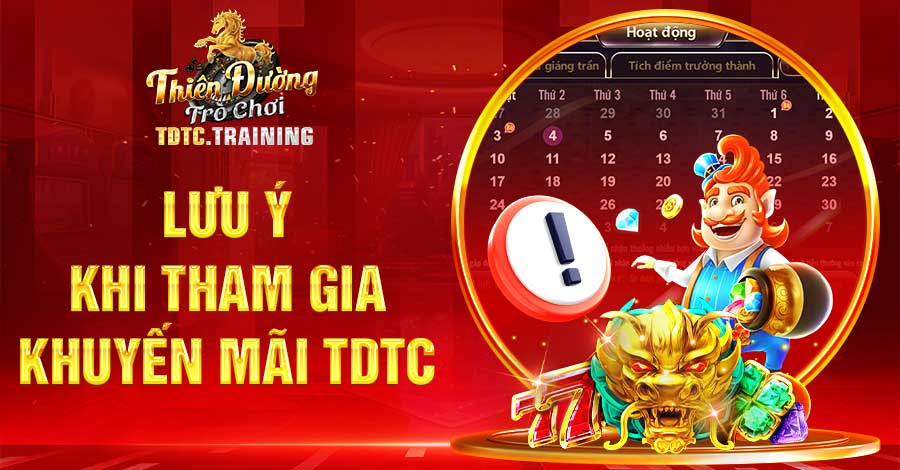 Lưu ý khi nhận khuyến mãi TDTC